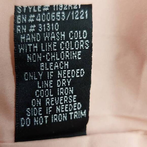 BCX 15 XL Mauve Pink Beaded Embroidered Tulle Strapless Maxi Dress Gown B120 - Picture 7 of 8